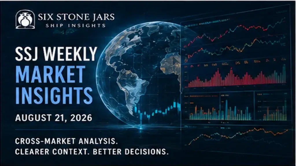 SSJ Weekly Market Insights featured market graphic for week ending August 21, 2026.