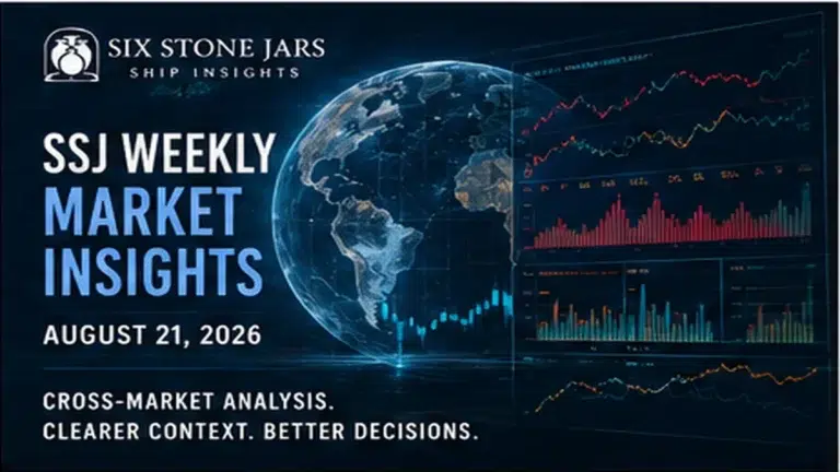 SSJ Weekly Market Insights featured market graphic for week ending August 21, 2026.