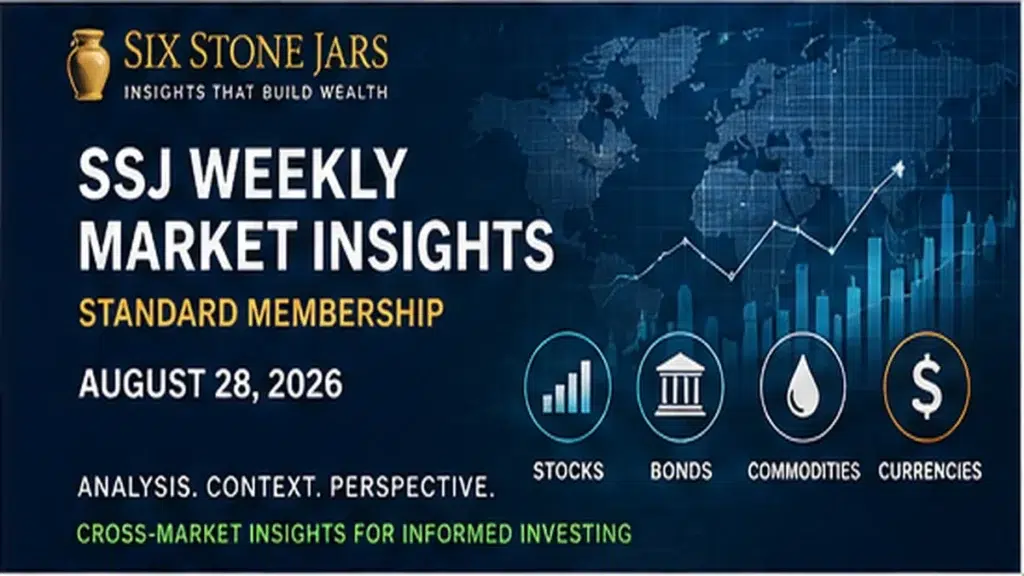 SSJ Weekly Market Insights featured market graphic for week ending August 28, 2026.