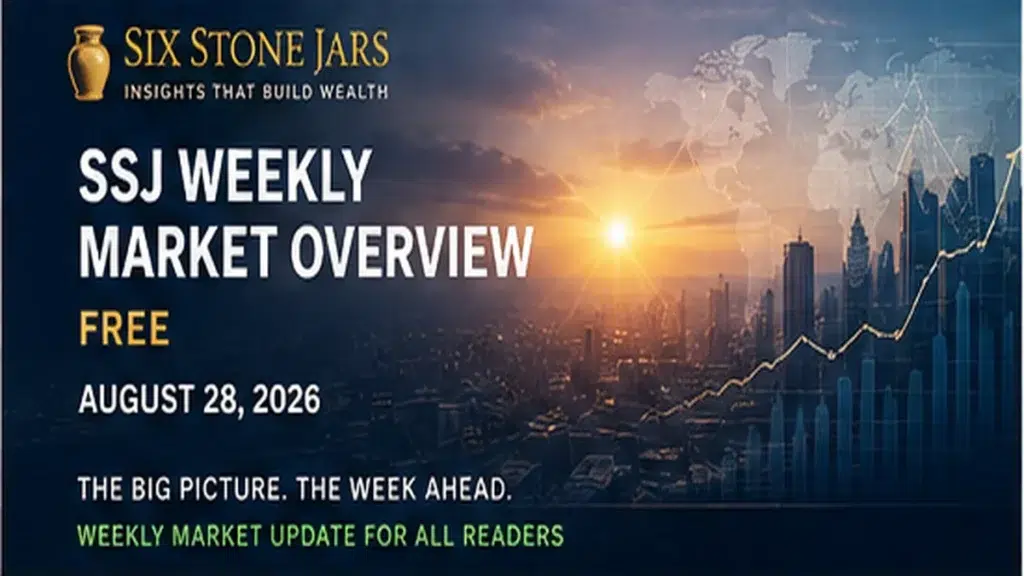 SSJ Weekly Market Overview featured market graphic for week ending August 28, 2026.