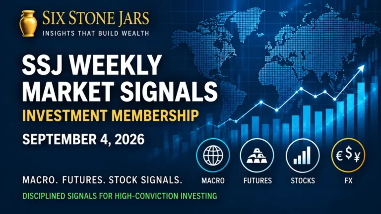 SSJ Weekly Market Signals featured market graphic for week ending September 4, 2026.