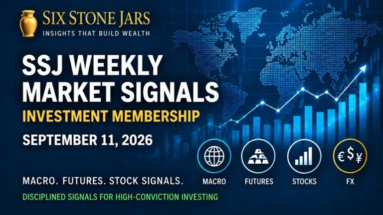 SSJ Weekly Market Signals featured market graphic for week ending September 11, 2026.